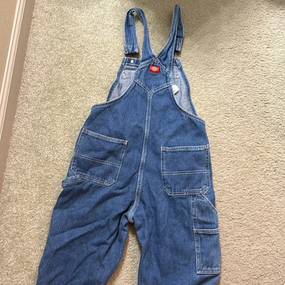 Dickies Girls carpenter straight leg overalls - M